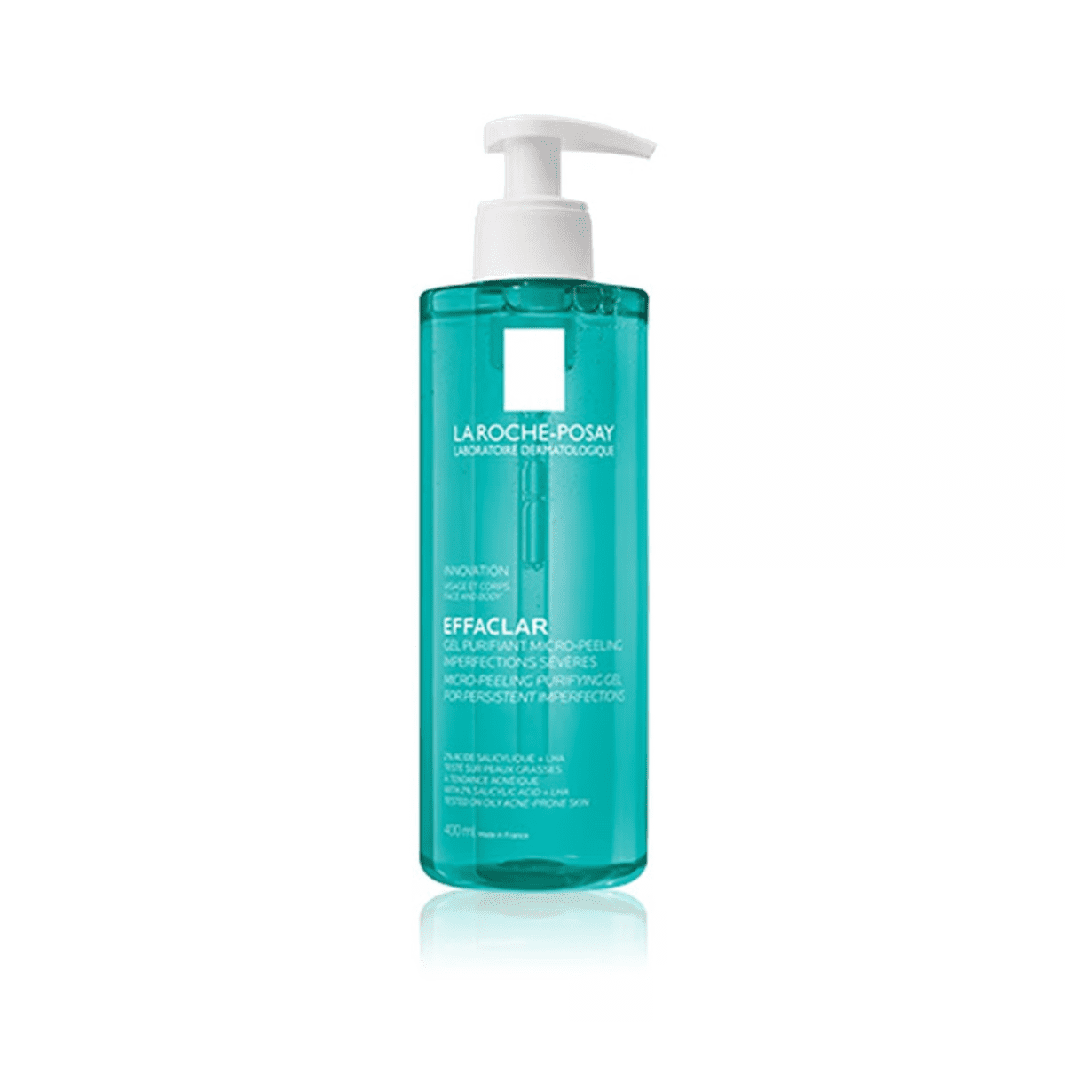 La Roche-Posay Effaclar Micro-Peeling Purifying Gel – Anti-Acne Face & Body Cleanser UAE – 400ml